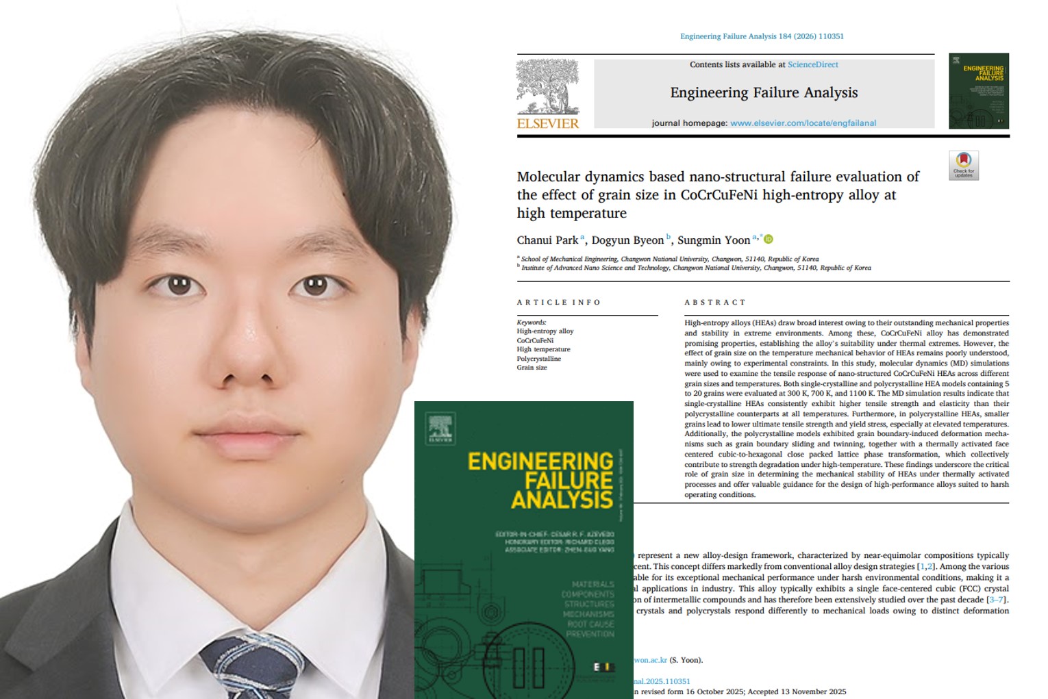 CoCrCuFeNi HEA 논문
Engineering Failure
Analysis 게재