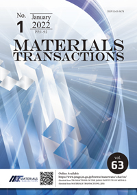 Materials Transactions cover